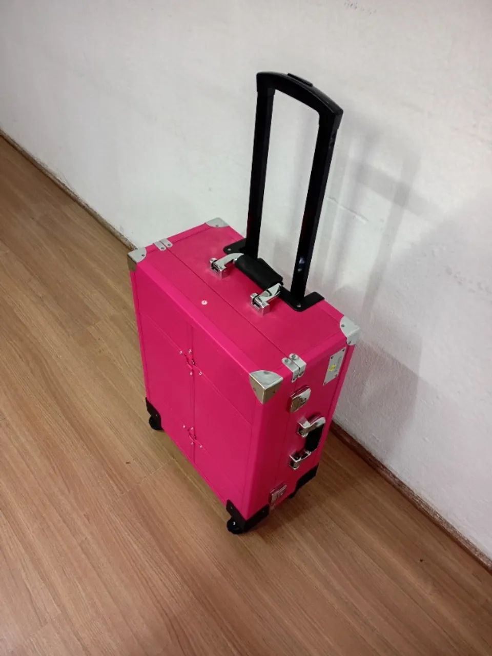 Mala Maquiagem Camarim Rosa - Foto 3