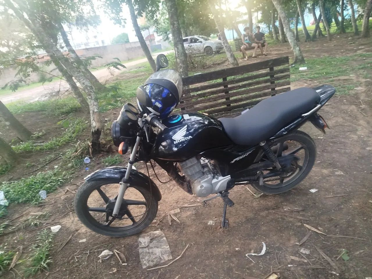 Troco terreno o moto em moto nova  - Foto 3