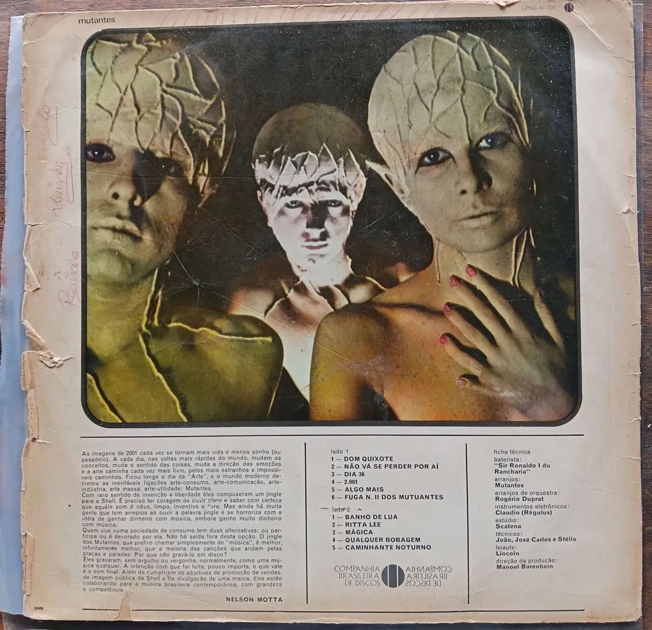 LP Mutantes 1969 - Foto 2