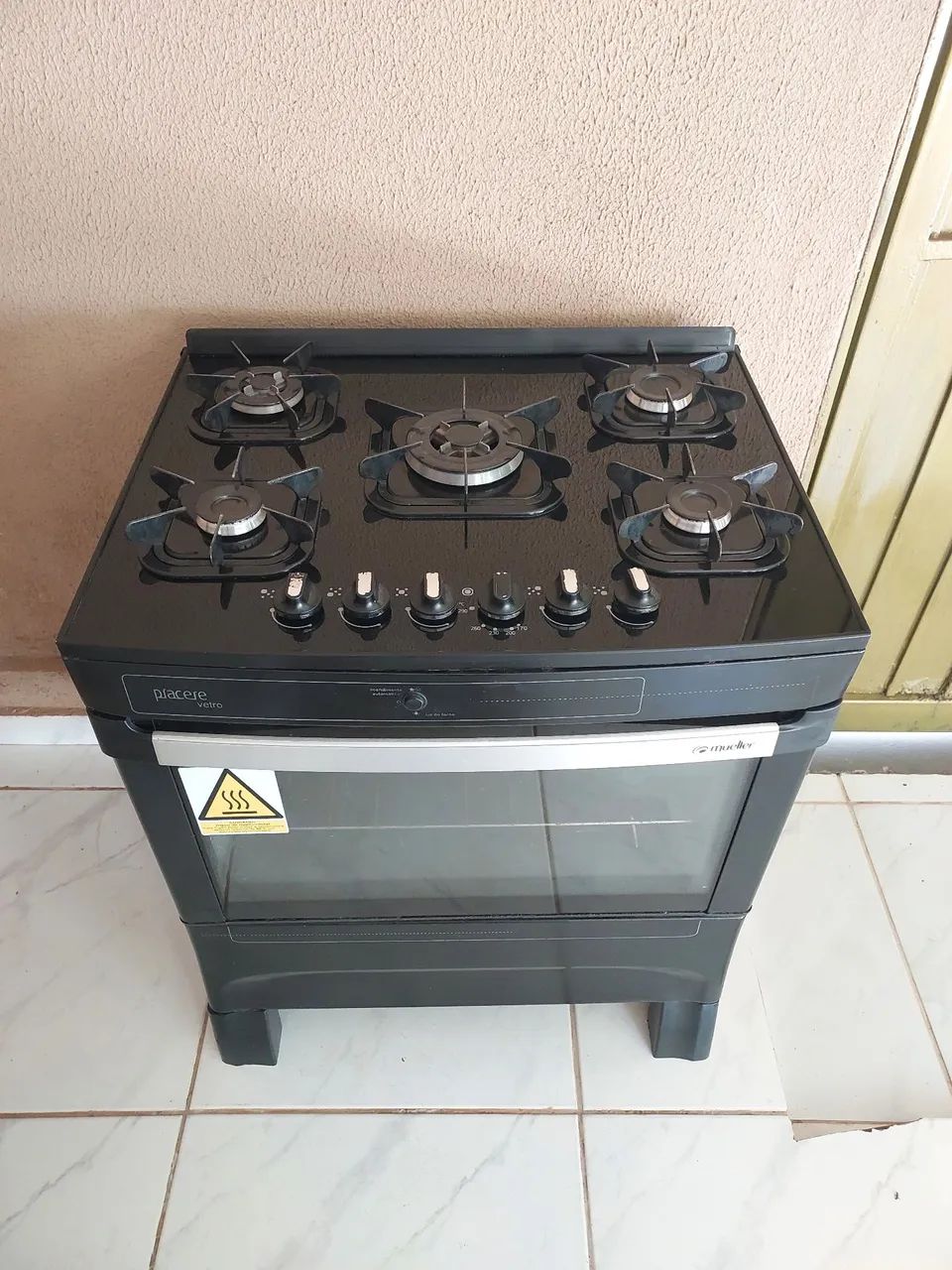 Fogão Mueller 5 bocas mesa vidro automático  - Foto 5