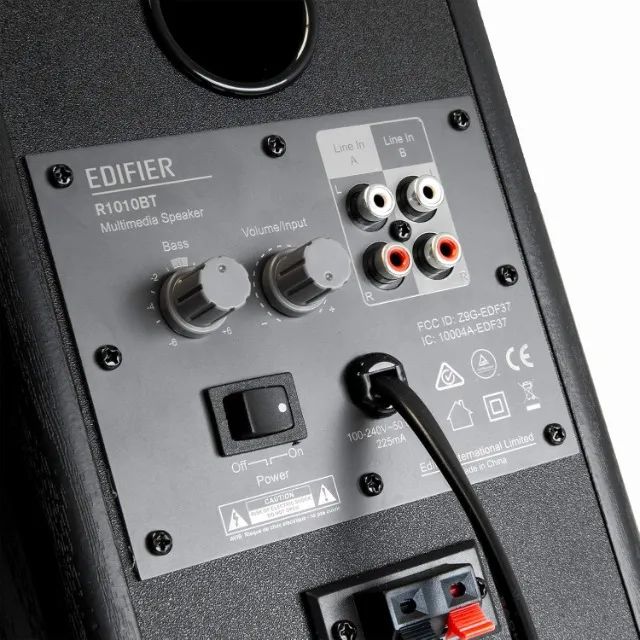 Caixas de som Edifier R1010BT - Monitores sem fio Bluetooth de 4 polegadas - 24 Watts - Foto 3
