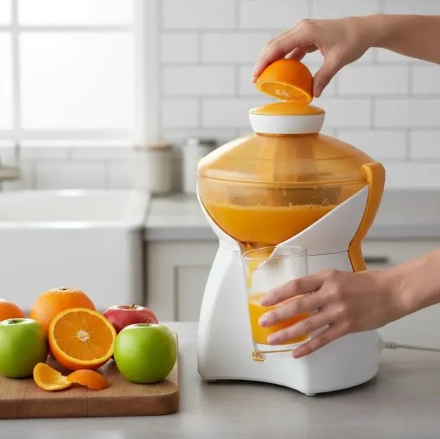 Sucos Naturais com Juicer Centrífuga NKS Je-325 - Eletroportáteis