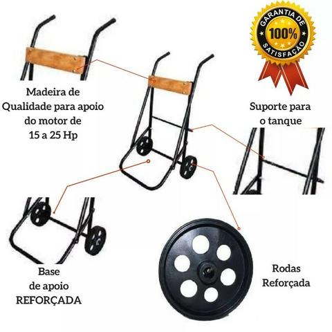 Carrinho + capa sacolão em lona sintética + brinde OBS kit promoção - Foto 2
