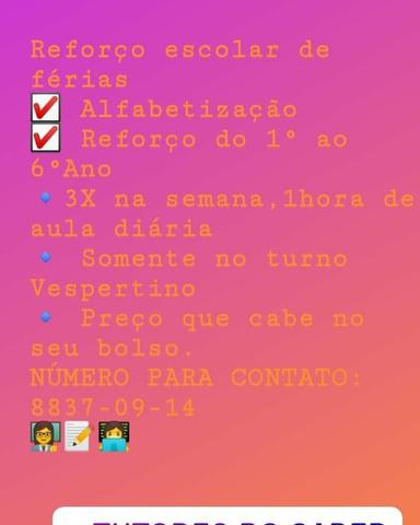 Reforço escolar