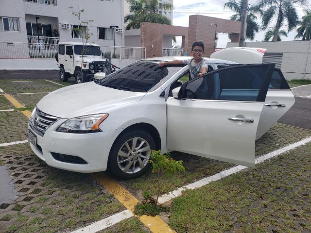 Sentra Nissan SV 2.0 CVT - Branco-Superconfortável com multimídia instalado - Foto 11