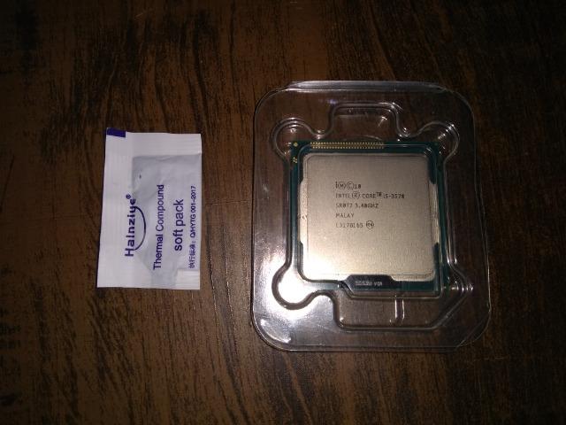 Processador Intel Core I5 3570 3.4 Ghz socket 1155 3ª + Pasta Térmica