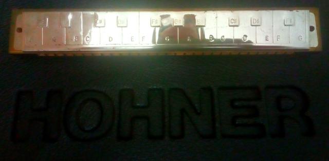 Gaita Harmônica Vintage Chromatic Hohner polyphonia Nº 6 - Foto 2