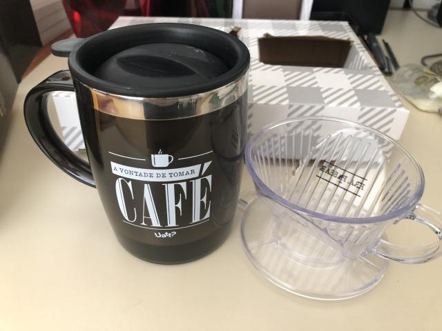 Caneca térmica e filtro em santa cruz do sul