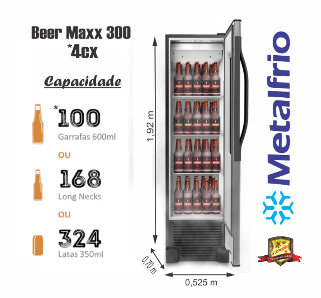 Cervejeira Beermaxx 230 ou 300 Metalfrio - Foto 2
