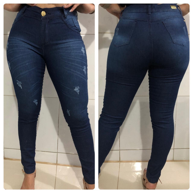 calças de ganga femininas