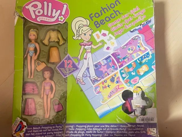 Jogo de tabuleiro boneca polly fashion beach