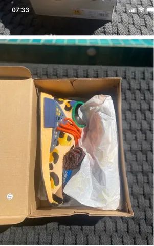 Tênis Adidas nmd Pharrell willians animal print 42 - Foto 2