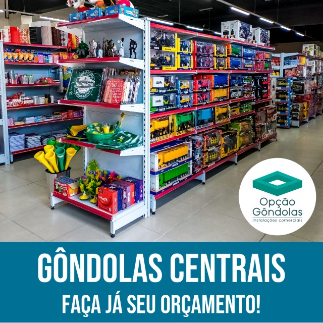Gôndolas de Parede e Gôndolas Centrais