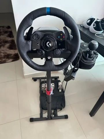 Volante Logitech G923 com pedal + Câmbio Driving