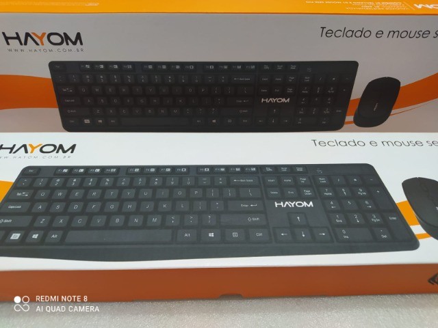 Mouse e teclado sem fio Wirelless Abnt 2 - Foto 3