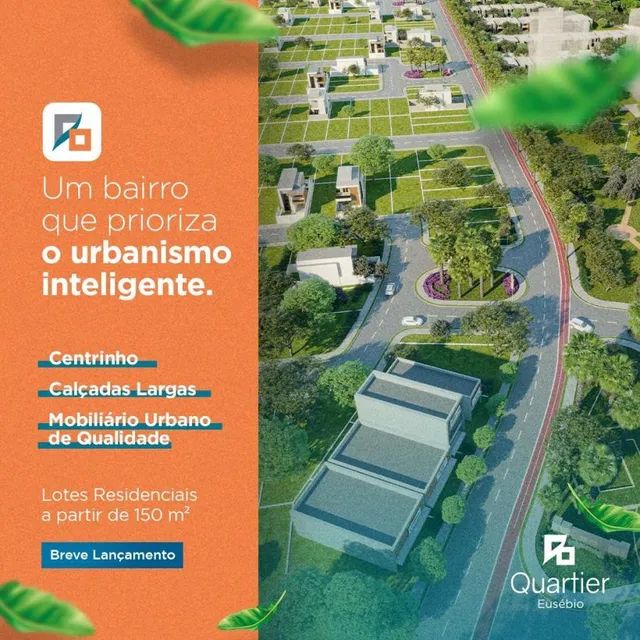 Lote à venda em Eusébio, Centro, Bairro Inteligente, Sustentabilidade e Investimento