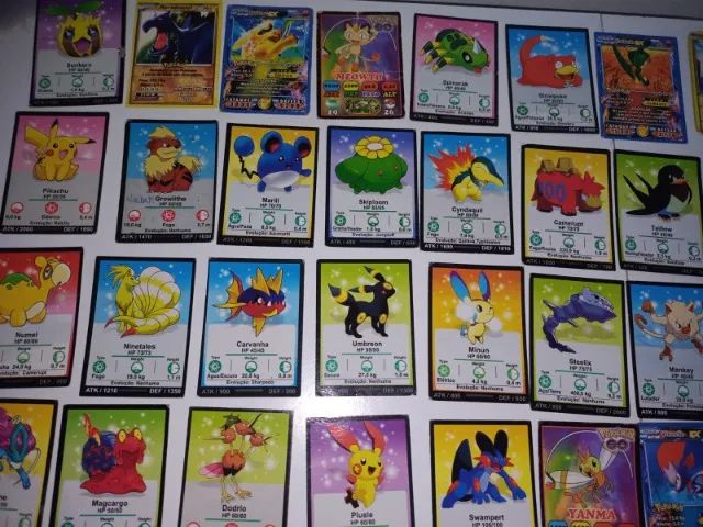 22 Cartas Pokémon Go - Cards Games, Produto Vintage e Retro Usado 69011319