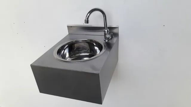 Pia Assepsia mão francesa em inox para cozinha