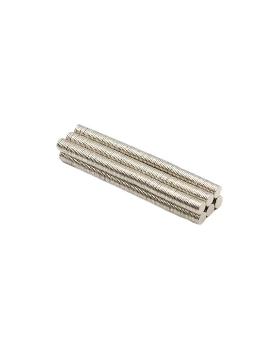 50 unidades de Ímãs de Neodímio, 6mm x 1mm