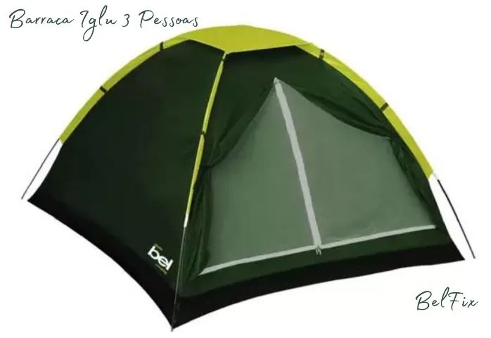 BARRACA IGLU GRANDE 3 PESSOAS C/ TELA MOSQUETEIRO BELFIX