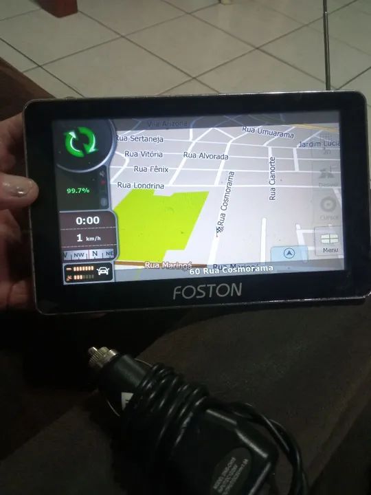 Tv digital com gps e entrada AV e cartão . Mais carregador veicular - Foto 2