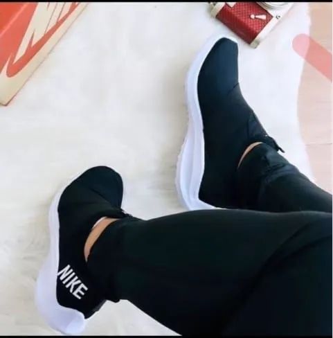 Tênis Nike Slip On Feminino Preto - Novo promoção  - Foto 5