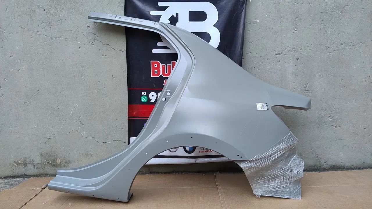 Lateral traseira esquerda Com furo da moldura Roda Renault Logan 2014 a 2019 original  - Foto 2