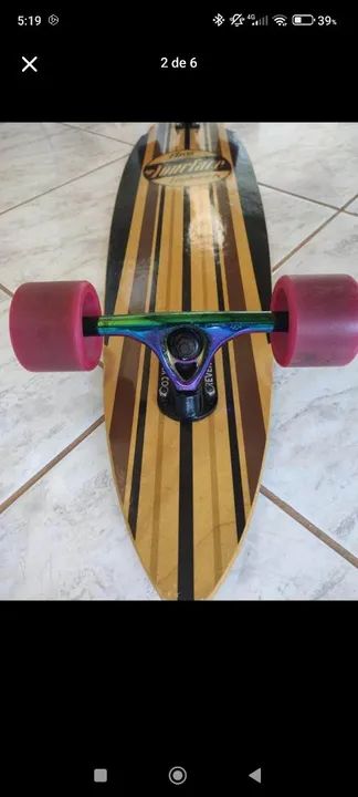 Skate longboard revenge importado  - Foto 6