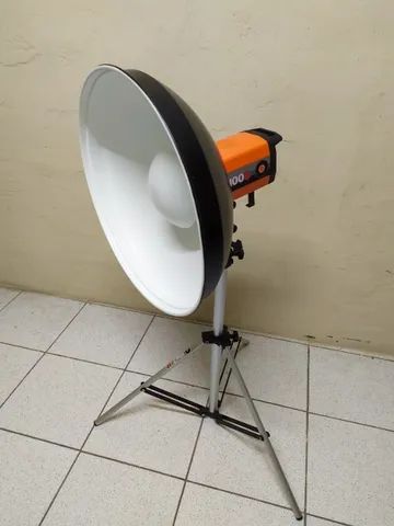 Kit Flash + Modificadores + Tripé MAKO para estúdio. - Foto 3