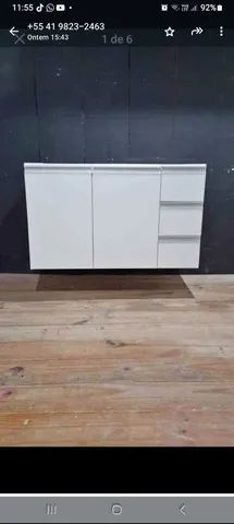 Vendo armario de banheiro novo em mdf pronta entrega  - Foto 4