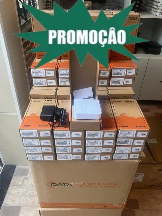 ONU XPON CDATA LOTE 20 UNIDADES COM FONTE 