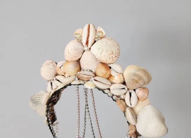 Tiara de Carnaval (Conchas Naturais) - Foto 2