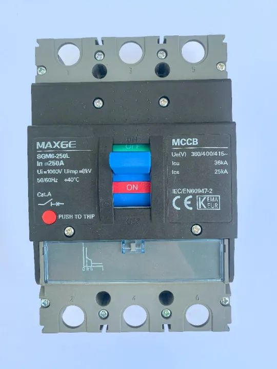 Disjuntor Caixa Moldada 250A / 36kA / 3P - Maxge