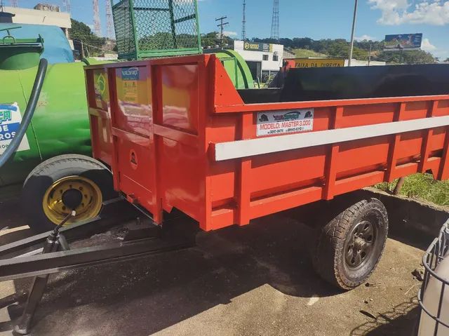Carreta Agrícola basculante Hidráulica pra  3 toneladas e 7 toneladas - Foto 2