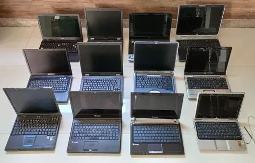 Sucatas de notebook para peças carcaça conserto