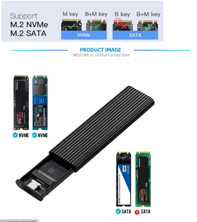 Case NVMe e NGFF (M2 Sata) usb 3.1 e 3.0. - Foto 4