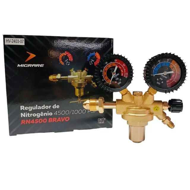 Regulador de Nitrogênio RN4500 BRAVO 4500 / 1000 PSI - Foto 2