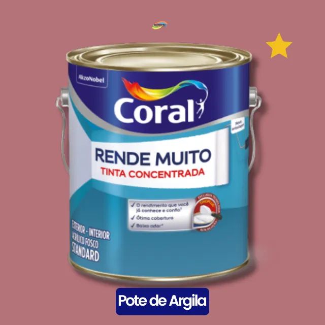 Tinta Coral Rende Muito Externo Interno 3,2L / 16L Cores - Foto 3