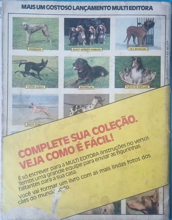 Álbum - Cães (1987) Incompleto - Foto 4