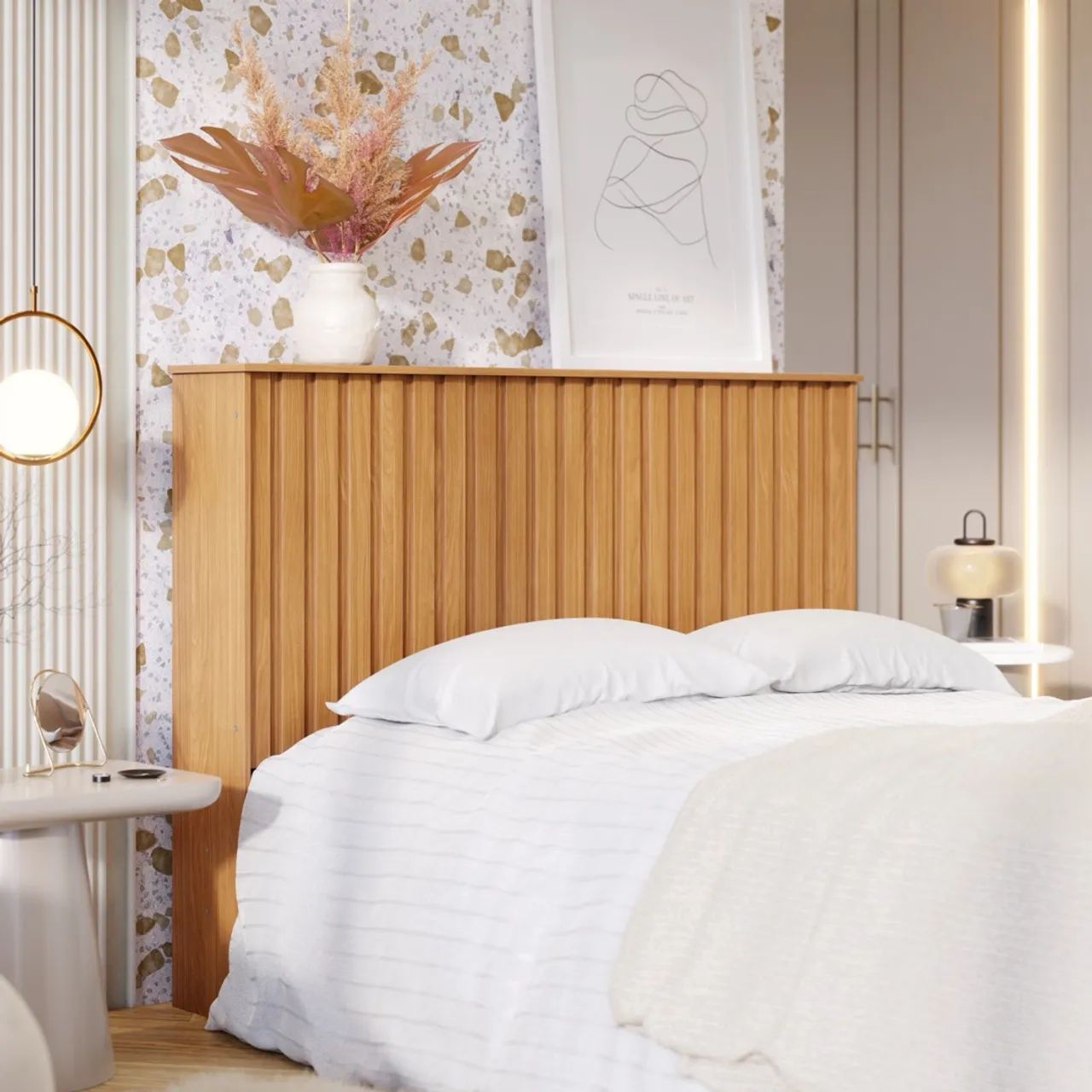 Cabeceira Casal Detroit - Entrega Rápida