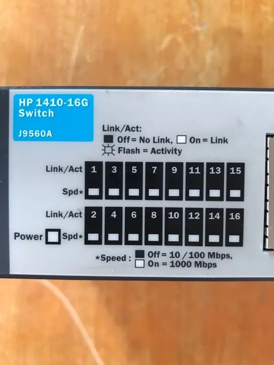 HP Switch Gigabit 16 portas  - Foto 2
