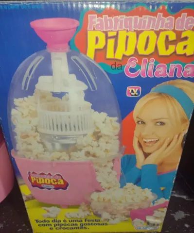 Brinquedo Pipoqueira Eliana Glasslite funcionando 