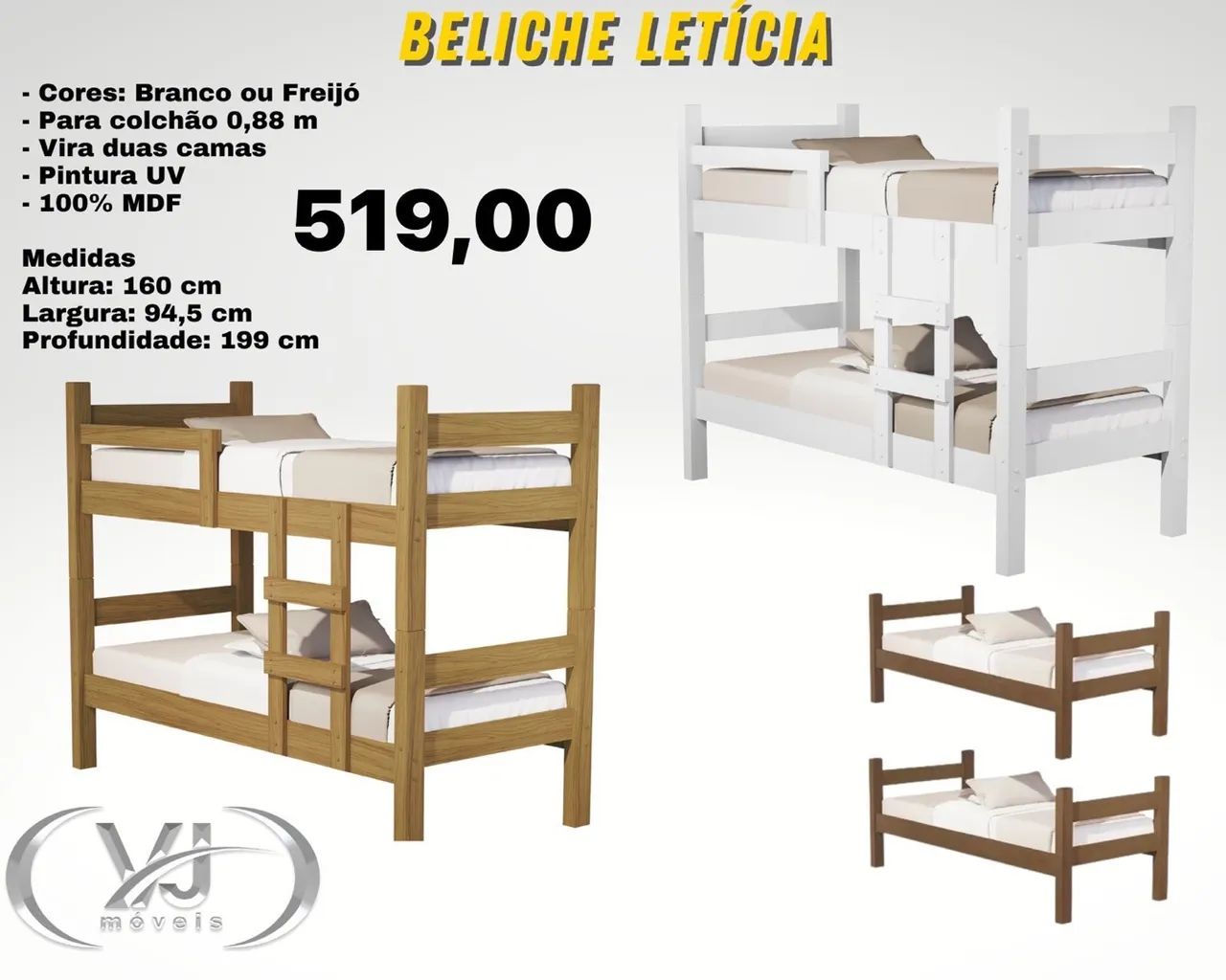 Beliche Letícia- ENTREGA HOJE!!