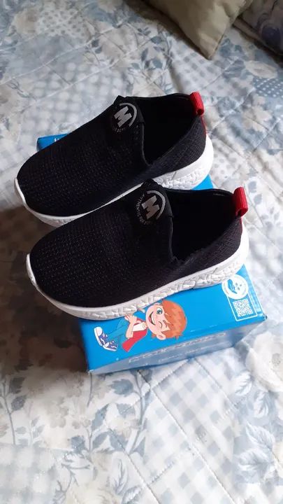 Tênis Infantil Masculino Preto - Foto 2