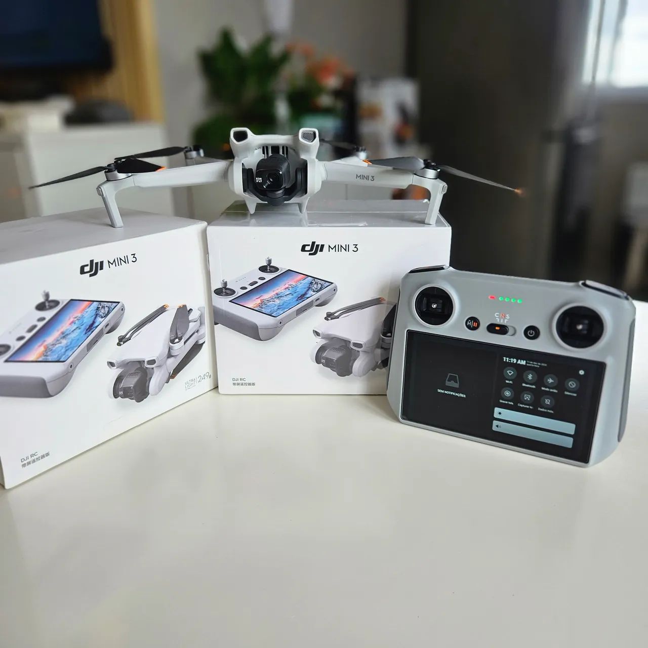 Drone DJI Mini 3 RC com tela Novo/Lacrado - Foto 2