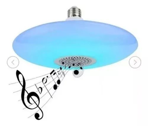 Lâmpada Caixa De Som Bluetooth Luz Led Rgb 30w Kapbom - Loja Natan Abreu  - Foto 3