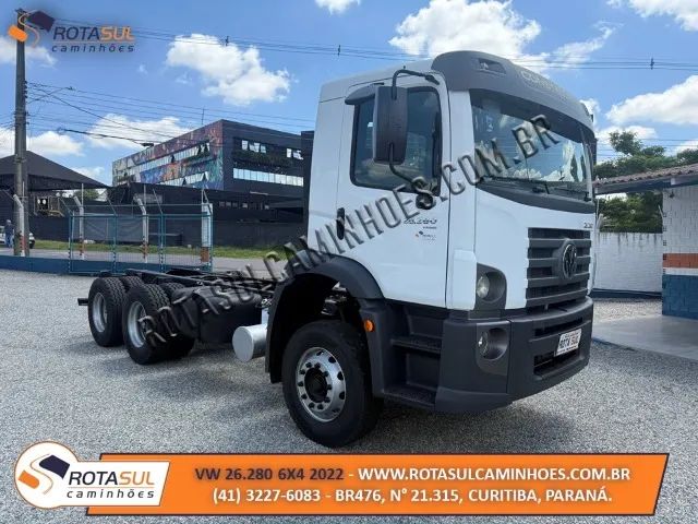 VW 26.280 2022 TRAÇADO 6X4 CHASSIS 5,00M - Foto 2