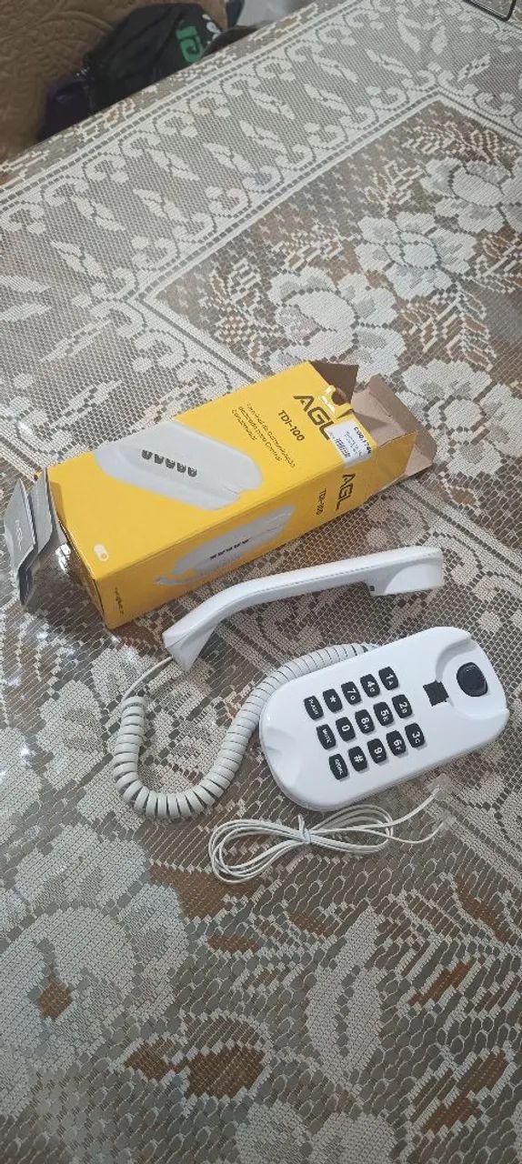 Telefone Fixo AGL TDI-100 - Novo na Caixa - Foto 4