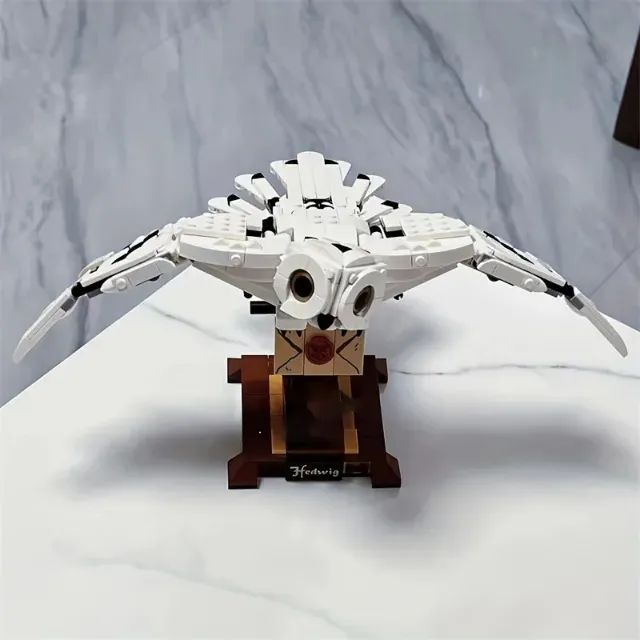 Blocos de montar Coruja do Harry Potter  Miniatura de coleção  - Foto 5