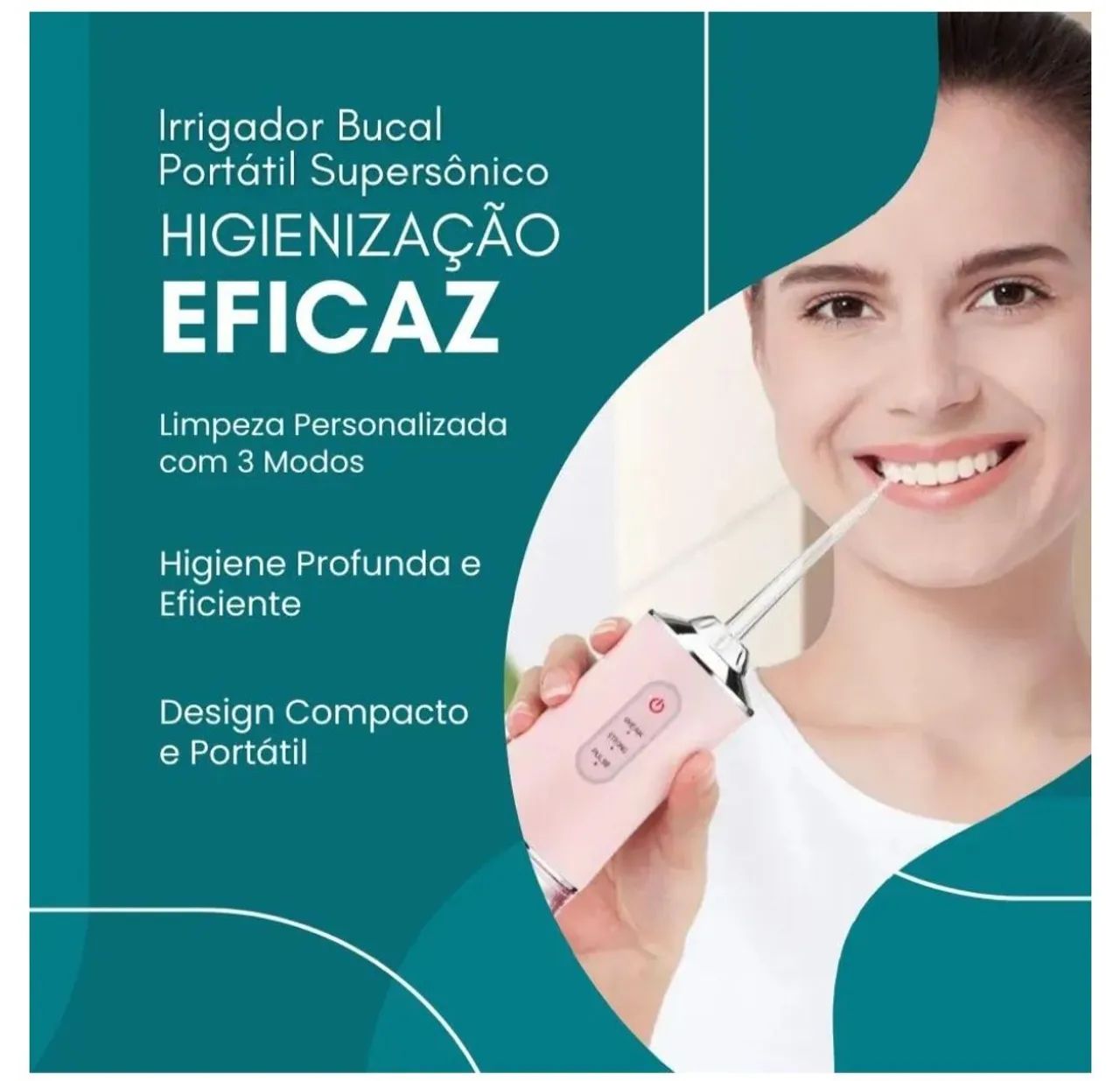 Irrigador higienizador Oral Portátil  - Foto 2